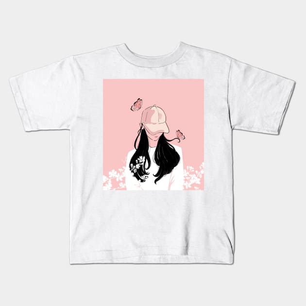 Afternoon Scent Kids T-Shirt by Tyne Bobier Illustrations